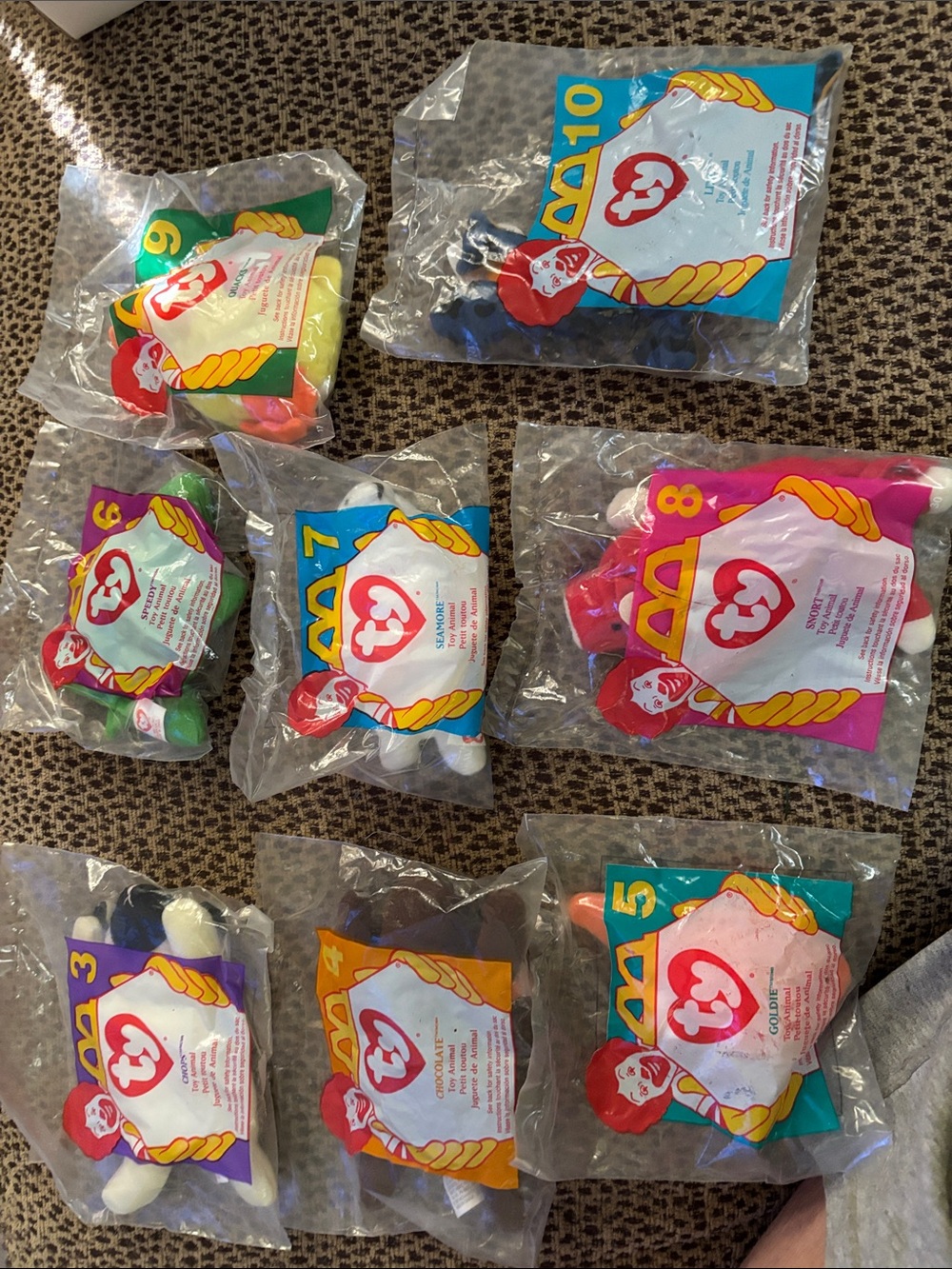 Ty Beanie Babies Kids Toy Collectible - Incomplete 1996